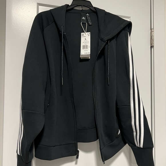 adidas Tops - ADIDAS SPORTSWEAR FUTURE ICONS 3-STRIPES HOODED TRACK TOP